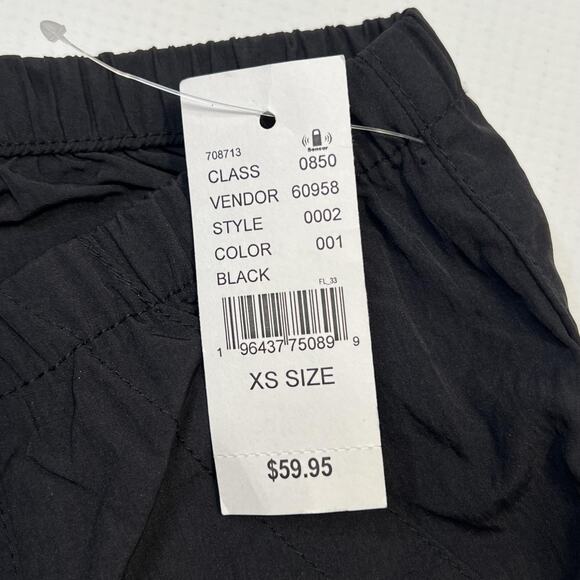 Pacsun Pants Womens XS Black Cargo Streetwear Elastic Waist Utility Pockets New - Picture 12 of 12